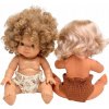 Mušelínové plienky pre bábiky Miniland 38 cm Minikane 34 cm, škorica a cín Mušelínové plienky pre bábiky Miniland 38 cm Minikane 34 cm, škorica a cín