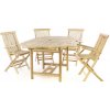 Záhradná súprava - rozťahovací stôl, 4 stoličky Záhradná súprava - rozťahovací stôl, 4 stoličky