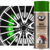 K2 BRAKE CALIPER 400ml Zelený - farba na strmene a brzdové bubny K2 BRAKE CALIPER 400ml Zelený - farba na strmene a brzdové bubny