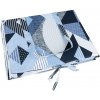 Bellatex Geometrie modrá 55 x 195 cm