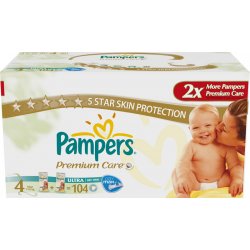 Pampers Premium care 4 maxi 7-18kg 104ks