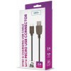 SETTY Nabíjací USB kábel 1m 2A microUSB, čierny GSM043217 SETTY Nabíjací USB kábel 1m 2A microUSB, čierny GSM043217