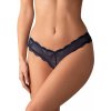 Obsessive Nightly Blue Crotchless Thong Black M/L Obsessive Nightly Blue Crotchless Thong Black M/L