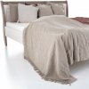 Tom Linen Ľanový prehoz na posteľ so strapcami Natural 140x170 cm Tom Linen Ľanový prehoz na posteľ so strapcami Natural 140x170 cm