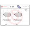 Sada brzdových platničiek, vždy 4 kusy v sade BREMBO P 50 138 (P50138) Sada brzdových platničiek, vždy 4 kusy v sade BREMBO P 50 138 (P50138)