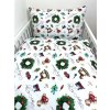 INTERMEDIC SK Vianočná posteľná obliečka do postieľky Christmas Teddy 90x130/45x65 cm INTERMEDIC SK Vianočná posteľná obliečka do postieľky Christmas Teddy 90x130/45x65 cm