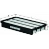 Vzduchový filter KNECHT LX 810 Vzduchový filter KNECHT LX 810