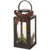 Emos DCLV14 lampáš čierny so svieč 22cm 3xAAA vnút vintage Emos DCLV14 lampáš čierny so svieč 22cm 3xAAA vnút vintage