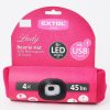 AKCIA!!!Čiapka s čelovkou, RUŽOVÁ 4x LED,45lm, 300aMh USB nabíjanie AKCIA!!!Čiapka s čelovkou, RUŽOVÁ 4x LED,45lm, 300aMh USB nabíjanie