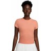 Nike Dámske tričká Court Advantage Dri Fit Short Sleeve Tennis apricot agate/apricot agate Oranžový
