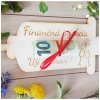 Darčeková tabuľka Finančná injekcia 23x11cm Darčeková tabuľka Finančná injekcia 23x11cm
