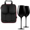 Puzdro s pohármi na víno diVinto - Black Puzdro s pohármi na víno diVinto - Black