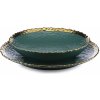 HowHomely Keramická súprava tanierov Kati Green Gold 8 ks HowHomely Keramická súprava tanierov Kati Green Gold 8 ks