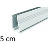 5 cm - Plastová montážna vodiaca lišta pre svetelné LED pásy 5 cm - Plastová montážna vodiaca lišta pre svetelné LED pásy