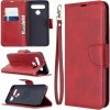 Peňaženkové kožené puzdro na LG K61 - Červená Peňaženkové kožené puzdro na LG K61 - Červená
