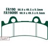 Brzdové platničky EBC FA190HH Brzdové platničky EBC FA190HH