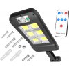 Solárna lampa 6xCOB 6000K s pohybovým a súmrakovým senzorom a diaľkovým ovládaním. Solárna lampa 6xCOB 6000K s pohybovým a súmrakovým senzorom a diaľkovým ovládaním.