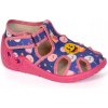 ZETPOL Detské papuče Martyna ružové s emotikonom, veľkosť 26 ZETPOL Detské papuče Martyna ružové s emotikonom, veľkosť 26