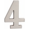 Cobra Číslica 4 - 10 cm, matný nikel Cobra Číslica 4 - 10 cm, matný nikel