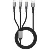 Tech-Protect Ultraboost DNA kábel USB - USB-C / Lightning / Micro USB 3A 120cm, šedý Tech-Protect Ultraboost DNA kábel USB - USB-C / Lightning / Micro USB 3A 120cm, šedý