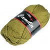 Bavlnená pletacia priadza Camilla 50 g khaki 1ks Bavlnená pletacia priadza Camilla 50 g khaki 1ks