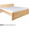 Drewmax Dřevěná postel 200x200 LK102 (Barva dřeva: Olše) Drewmax Dřevěná postel 200x200 LK102 (Barva dřeva: Olše)