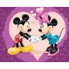 ZUTY Maľovanie podľa čísel - MICKEY MOUSE, MINNIE A SRDIEČKA Rámovanie: vypnuté plátno na rám, Rozmer: 40x50 cm ZUTY Maľovanie podľa čísel - MICKEY MOUSE, MINNIE A SRDIEČKA Rámovanie: vypnuté plátno na rám, Rozmer: 40x50 cm