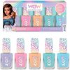 KIDS LICENSING Sada piatich pastelových lakov na nechty WOW, WOW00018