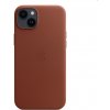 Apple Leather Case s MagSafe pro iPhone 14 Plus cihlově hnědý MPPD3ZM/A Apple Leather Case s MagSafe pro iPhone 14 Plus cihlově hnědý MPPD3ZM/A