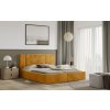 FRONTI Posteľ MILANO 120x200 zlatá s úložným priestorom FRONTI Posteľ MILANO 120x200 zlatá s úložným priestorom