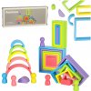 IKO Dúhové montessori vzdelávacie drevené bloky IKO Dúhové montessori vzdelávacie drevené bloky