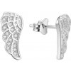 Beneto Strieborné náušnice Anjelské krídla AGUP1182 Beneto Strieborné náušnice Anjelské krídla AGUP1182