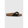 Semišové šľapky Birkenstock MADRID BIG BUCKLE Madrid Big Buckle 1023342 čierna EUR 36 Semišové šľapky Birkenstock MADRID BIG BUCKLE Madrid Big Buckle 1023342 čierna EUR 36