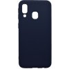 Matné gumené puzdro Samsung Galaxy A40 tmavomodré Matné gumené puzdro Samsung Galaxy A40 tmavomodré