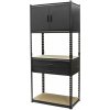 AHProfi Policový regál MASTER + 2 zásuvky + skříňka, 815 x 465 x 1825 mm AHProfi Policový regál MASTER + 2 zásuvky + skříňka, 815 x 465 x 1825 mm