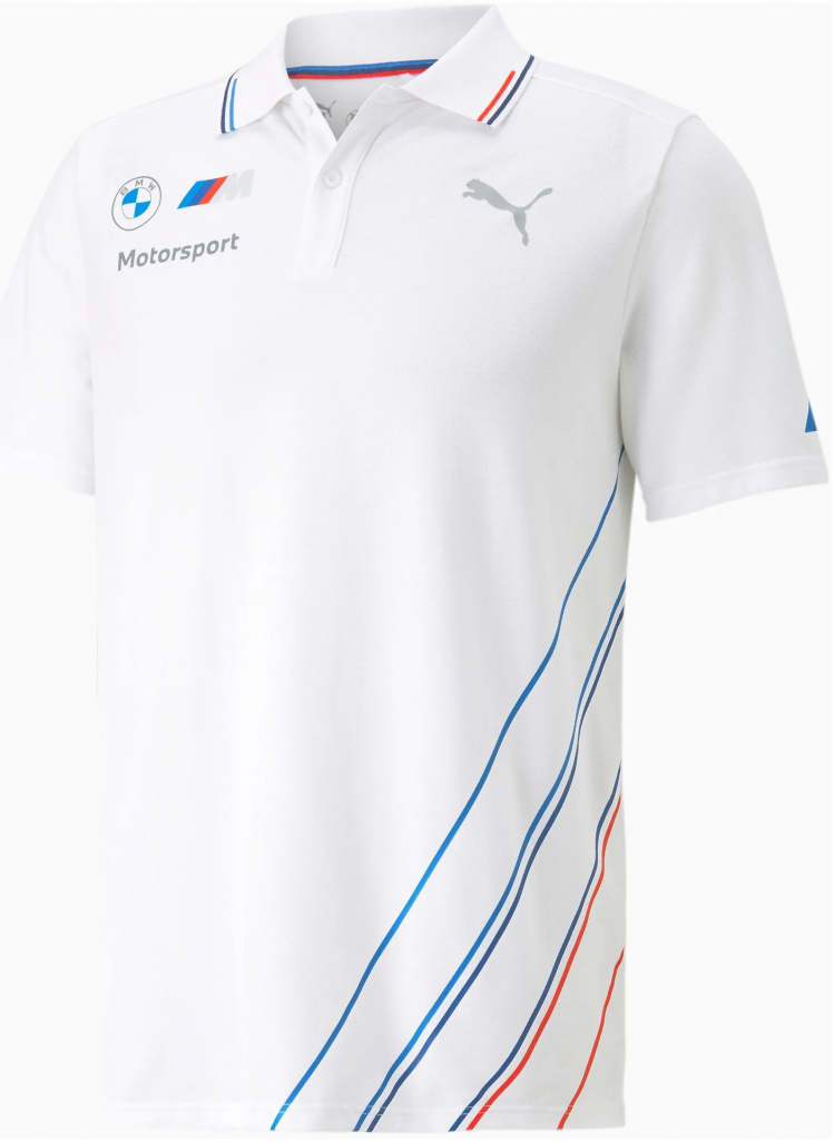 Puma BMW polo tričko Team white