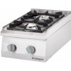 Vestavný plynový sporák 2 hořáky (3,5+7), G20 400x700x250mm | STALGAST, Linia 700 inox Vestavný plynový sporák 2 hořáky (3,5+7), G20 400x700x250mm | STALGAST, Linia 700 inox