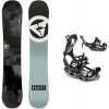 Gravity Contra 23/24 pánský snowboard + Raven FT360 black vázání - 162 cm + M (EU 39-42) - černo bílé