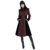 Devil Fashion kabát Black and Red