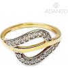 Adanito zlatý prsteň z kombinovaného zlata so zirkónmi BRR0449GS Adanito zlatý prsteň z kombinovaného zlata so zirkónmi BRR0449GS