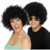 Unisex parochňa funky afro Čierna Unisex parochňa funky afro Čierna
