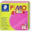 Fimo kids 42 g ružová s trblietkami