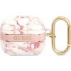 GUESS Guess GUA3HCHMAP kryt AirPods 3 růžový/růžový Marble Strap Collection GUESS Guess GUA3HCHMAP kryt AirPods 3 růžový/růžový Marble Strap Collection