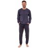 Pánske pyžamo 117/280 Loose - CORNETTE grafitová XL Pánske pyžamo 117/280 Loose - CORNETTE grafitová XL