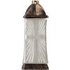 Náhrobná sklenená lampa dekor kríž, 34 cm + vklad 120 g Náhrobná sklenená lampa dekor kríž, 34 cm + vklad 120 g