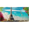 Sablio Uterák Paríž Eiffelova veža Mraky - 50x100 cm Sablio Uterák Paríž Eiffelova veža Mraky - 50x100 cm