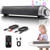MINI SOUNDBAR BLUETOOTH AUX RCA TF KARTA DIAĽKOVÉ OVLÁDANIE PRE DOMÁCNOSŤ KÚPEĽŇU KARAOKE MINI SOUNDBAR BLUETOOTH AUX RCA TF KARTA DIAĽKOVÉ OVLÁDANIE PRE DOMÁCNOSŤ KÚPEĽŇU KARAOKE