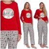 DÁMSKE VIANOČNÉ PYŽAMO DVOJDIELNE S DLHÝM RUKÁVOM MORAJ SO SOBOM 3XL DÁMSKE VIANOČNÉ PYŽAMO DVOJDIELNE S DLHÝM RUKÁVOM MORAJ SO SOBOM 3XL