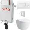 Alcadrain Set modul na stenu, WC Pro, sedadlo s tlačidlom, biela M370 KAE065 1 set Alcadrain Set modul na stenu, WC Pro, sedadlo s tlačidlom, biela M370 KAE065 1 set