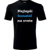 Čierne tričko najlepší konateľ na svete - darčeky pre konateľa M Čierne tričko najlepší konateľ na svete - darčeky pre konateľa M